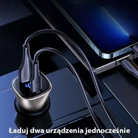 Usams USAMS Ład. sam. C29 45W 2xUSB-A Fast Charge jasno złoty/light gold CC154CC01(US-CC154) Usams USAMS Ład. sam. C29 45W 2xUSB-A Fast Charge jasno złoty/light gold CC154CC01(US-CC154)