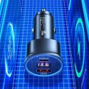 Usams USAMS Ładowarka samochodowa 1xUSB+1xUSB-C C26 95W (only head) Fast Charge czarny/black CC146TC01 (US-CC146)