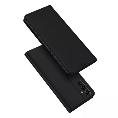 Dux Ducis Dux Ducis Skin Pro etui Samsung Galaxy A14 5G pokrowiec z klapką portfel na kartę podstawka czarne Dux Ducis Dux Ducis Skin Pro etui Samsung Galaxy A14 5G pokrowiec z klapką portfel na kartę podstawka czarne