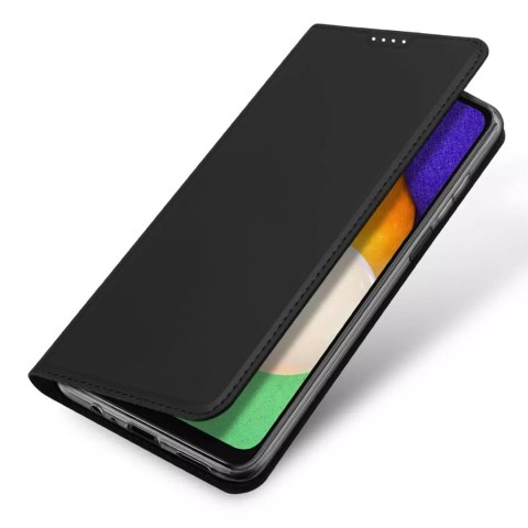 Dux Ducis Dux Ducis Skin Pro etui Samsung Galaxy A14 5G pokrowiec z klapką portfel na kartę podstawka czarne Dux Ducis Dux Ducis Skin Pro etui Samsung Galaxy A14 5G pokrowiec z klapką portfel na kartę podstawka czarne