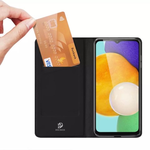 Dux Ducis Dux Ducis Skin Pro etui Samsung Galaxy A14 5G pokrowiec z klapką portfel na kartę podstawka czarne Dux Ducis Dux Ducis Skin Pro etui Samsung Galaxy A14 5G pokrowiec z klapką portfel na kartę podstawka czarne