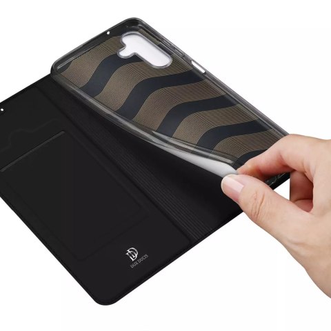 Dux Ducis Dux Ducis Skin Pro etui Samsung Galaxy A14 5G pokrowiec z klapką portfel na kartę podstawka czarne Dux Ducis Dux Ducis Skin Pro etui Samsung Galaxy A14 5G pokrowiec z klapką portfel na kartę podstawka czarne