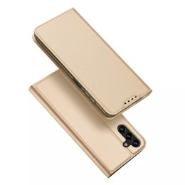 Dux Ducis Dux Ducis Skin Pro etui Samsung Galaxy A14 5G pokrowiec z klapką portfel na kartę podstawka złote