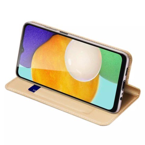 Dux Ducis Dux Ducis Skin Pro etui Samsung Galaxy A14 5G pokrowiec z klapką portfel na kartę podstawka złote Dux Ducis Dux Ducis Skin Pro etui Samsung Galaxy A14 5G pokrowiec z klapką portfel na kartę podstawka złote