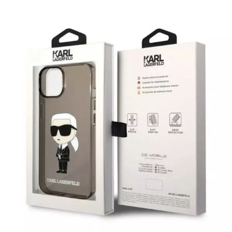 Karl Lagerfeld Etui Karl Lagerfeld KLHCP14MHNIKTCK do iPhone 14 Plus 6,7" hardcase Ikonik Karl Lagerfeld Karl Lagerfeld Etui Karl Lagerfeld KLHCP14MHNIKTCK do iPhone 14 Plus 6,7" hardcase Ikonik Karl Lagerfeld