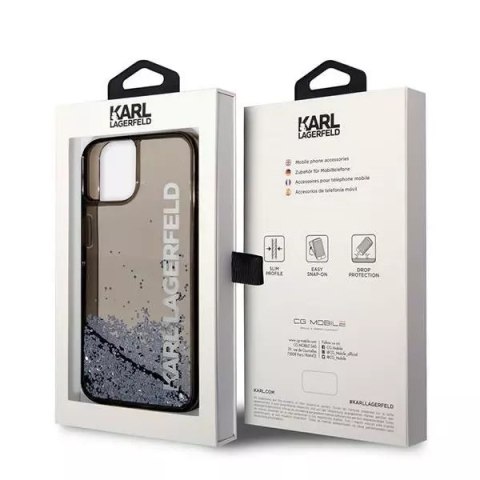 Karl Lagerfeld Etui Karl Lagerfeld KLHCP14MLCKVK do iPhone 14 Plus 6,7" hardcase Liquid Glitter Elong Karl Lagerfeld Etui Karl Lagerfeld KLHCP14MLCKVK do iPhone 14 Plus 6,7" hardcase Liquid Glitter Elong