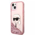 Karl Lagerfeld Etui Karl Lagerfeld KLHCP14MLNKHCP do iPhone 14 Plus 6,7" hardcase Glitter Karl Head