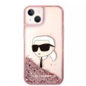 Karl Lagerfeld Etui Karl Lagerfeld KLHCP14MLNKHCP do iPhone 14 Plus 6,7" hardcase Glitter Karl Head