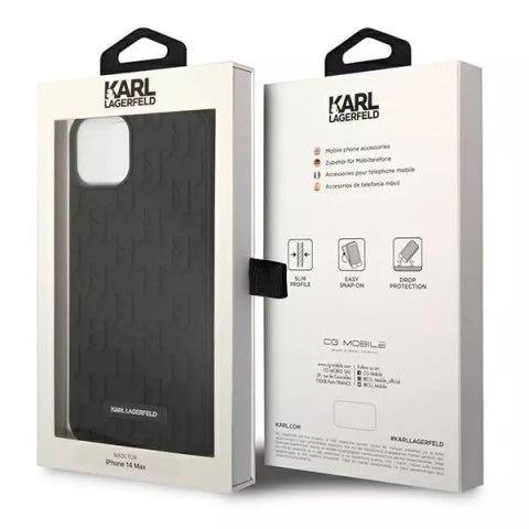 Karl Lagerfeld Etui Karl Lagerfeld KLHCP14MRUPKLPK do iPhone 14 Plus 6,7" hardcase 3D Monogram Karl Lagerfeld Etui Karl Lagerfeld KLHCP14MRUPKLPK do iPhone 14 Plus 6,7" hardcase 3D Monogram