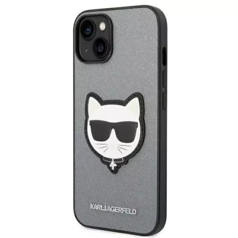 Karl Lagerfeld Etui Karl Lagerfeld KLHCP14MSAPCHG do iPhone 14 Plus 6,7" hardcase Saffiano Choupette Head Patch Karl Lagerfeld Etui Karl Lagerfeld KLHCP14MSAPCHG do iPhone 14 Plus 6,7" hardcase Saffiano Choupette Head Patch