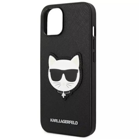 Karl Lagerfeld Etui Karl Lagerfeld KLHCP14MSAPCHK do iPhone 14 Plus 6,7" hardcase Saffiano Choupette Head Patch Karl Lagerfeld Etui Karl Lagerfeld KLHCP14MSAPCHK do iPhone 14 Plus 6,7" hardcase Saffiano Choupette Head Patch