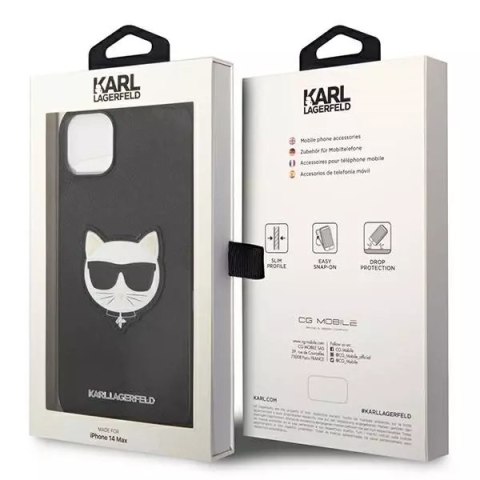 Karl Lagerfeld Etui Karl Lagerfeld KLHCP14MSAPCHK do iPhone 14 Plus 6,7" hardcase Saffiano Choupette Head Patch Karl Lagerfeld Etui Karl Lagerfeld KLHCP14MSAPCHK do iPhone 14 Plus 6,7" hardcase Saffiano Choupette Head Patch