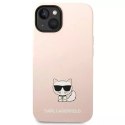 Karl Lagerfeld Etui Karl Lagerfeld KLHCP14MSLCTPI do iPhone 14 Plus 6,7" hardcase Silicone Choupette Body