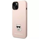 Karl Lagerfeld Etui Karl Lagerfeld KLHCP14MSLCTPI do iPhone 14 Plus 6,7" hardcase Silicone Choupette Body