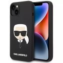 Karl Lagerfeld Etui Karl Lagerfeld KLHCP14MSLKHBK do iPhone 14 Plus 6,7" hardcase Silicone Karl`s Head