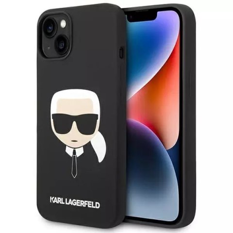 Karl Lagerfeld Etui Karl Lagerfeld KLHCP14MSLKHBK do iPhone 14 Plus 6,7" hardcase Silicone Karl`s Head Karl Lagerfeld Etui Karl Lagerfeld KLHCP14MSLKHBK do iPhone 14 Plus 6,7" hardcase Silicone Karl`s Head