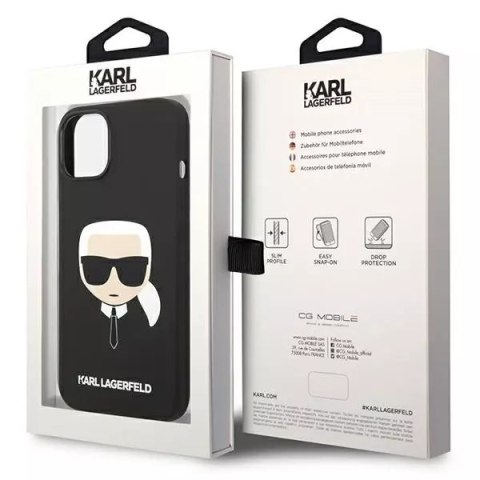 Karl Lagerfeld Etui Karl Lagerfeld KLHCP14MSLKHBK do iPhone 14 Plus 6,7" hardcase Silicone Karl`s Head Karl Lagerfeld Etui Karl Lagerfeld KLHCP14MSLKHBK do iPhone 14 Plus 6,7" hardcase Silicone Karl`s Head