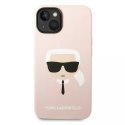 Karl Lagerfeld Etui Karl Lagerfeld KLHCP14MSLKHLP do iPhone 14 Plus 6,7" hardcase Silicone Karl`s Head