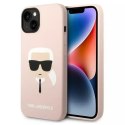 Karl Lagerfeld Etui Karl Lagerfeld KLHCP14MSLKHLP do iPhone 14 Plus 6,7" hardcase Silicone Karl`s Head