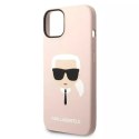 Karl Lagerfeld Etui Karl Lagerfeld KLHCP14MSLKHLP do iPhone 14 Plus 6,7" hardcase Silicone Karl`s Head