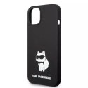 Karl Lagerfeld Etui Karl Lagerfeld KLHCP14MSNCHBCK do iPhone 14 Plus 6,7" hardcase Silicone Choupette