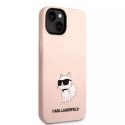 Karl Lagerfeld Etui Karl Lagerfeld KLHCP14MSNCHBCP do iPhone 14 Plus 6,7" hardcase Silicone Choupette