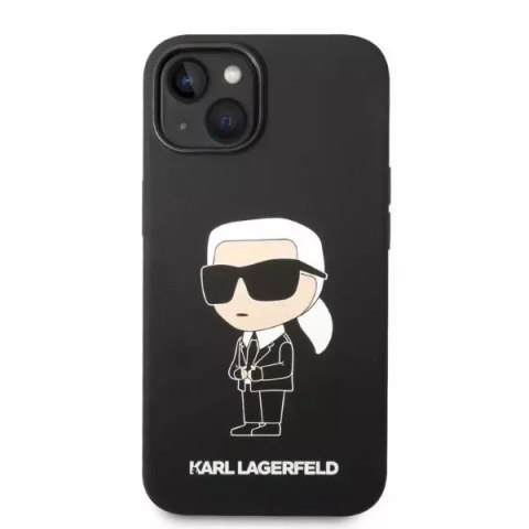 Karl Lagerfeld Etui Karl Lagerfeld KLHCP14MSNIKBCK do Apple iPhone 14 Plus 6,7" hardcase Silicone Ikonik Karl Lagerfeld Etui Karl Lagerfeld KLHCP14MSNIKBCK do Apple iPhone 14 Plus 6,7" hardcase Silicone Ikonik
