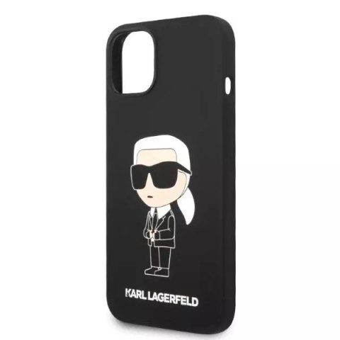 Karl Lagerfeld Etui Karl Lagerfeld KLHCP14MSNIKBCK do Apple iPhone 14 Plus 6,7" hardcase Silicone Ikonik Karl Lagerfeld Etui Karl Lagerfeld KLHCP14MSNIKBCK do Apple iPhone 14 Plus 6,7" hardcase Silicone Ikonik