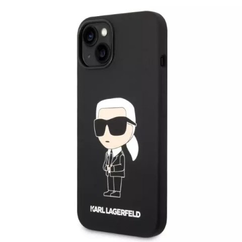 Karl Lagerfeld Etui Karl Lagerfeld KLHCP14MSNIKBCK do Apple iPhone 14 Plus 6,7" hardcase Silicone Ikonik Karl Lagerfeld Etui Karl Lagerfeld KLHCP14MSNIKBCK do Apple iPhone 14 Plus 6,7" hardcase Silicone Ikonik