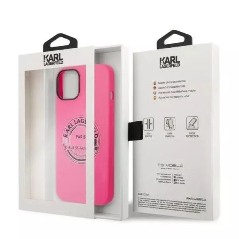 Karl Lagerfeld Etui Karl Lagerfeld KLHCP14MSRSGRCF do Apple iPhone 14 Plus 6,7" hardcase Silicone RSG Karl Lagerfeld Etui Karl Lagerfeld KLHCP14MSRSGRCF do Apple iPhone 14 Plus 6,7" hardcase Silicone RSG