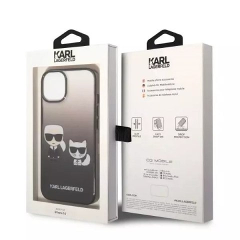 Karl Lagerfeld Etui Karl Lagerfeld KLHCP14MTGKCK do Apple iPhone 14 Plus 6,7" hardcase Gradient Ikonik Karl & Choupette Karl Lagerfeld Etui Karl Lagerfeld KLHCP14MTGKCK do Apple iPhone 14 Plus 6,7" hardcase Gradient Ikonik Karl & Choupette