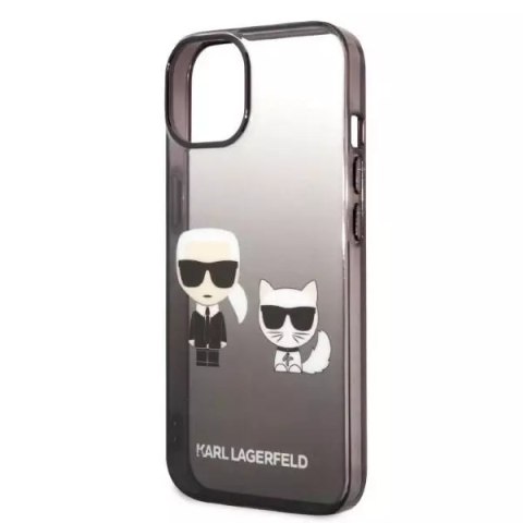 Karl Lagerfeld Etui Karl Lagerfeld KLHCP14MTGKCK do Apple iPhone 14 Plus 6,7" hardcase Gradient Ikonik Karl & Choupette Karl Lagerfeld Etui Karl Lagerfeld KLHCP14MTGKCK do Apple iPhone 14 Plus 6,7" hardcase Gradient Ikonik Karl & Choupette