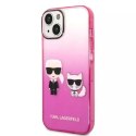 Karl Lagerfeld Etui Karl Lagerfeld KLHCP14MTGKCP do iPhone 14 Plus 6,7" hardcase Gradient Ikonik Karl & Choupette