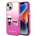Karl Lagerfeld Etui Karl Lagerfeld KLHCP14MTGKCP do iPhone 14 Plus 6,7" hardcase Gradient Ikonik Karl & Choupette