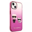 Karl Lagerfeld Etui Karl Lagerfeld KLHCP14MTGKCP do iPhone 14 Plus 6,7" hardcase Gradient Ikonik Karl & Choupette