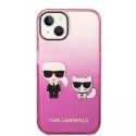 Karl Lagerfeld Etui Karl Lagerfeld KLHCP14MTGKCP do iPhone 14 Plus 6,7" hardcase Gradient Ikonik Karl & Choupette