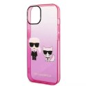 Karl Lagerfeld Etui Karl Lagerfeld KLHCP14MTGKCP do iPhone 14 Plus 6,7" hardcase Gradient Ikonik Karl & Choupette