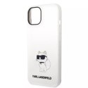 Karl Lagerfeld Etui Karl Lagerfeld KLHCP14SSNCHBCH do Apple iPhone 14 6,1" hardcase Silicone Choupette