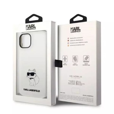 Karl Lagerfeld Etui Karl Lagerfeld KLHCP14SSNCHBCH do Apple iPhone 14 6,1" hardcase Silicone Choupette Karl Lagerfeld Etui Karl Lagerfeld KLHCP14SSNCHBCH do Apple iPhone 14 6,1" hardcase Silicone Choupette