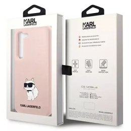 Karl Lagerfeld Etui Karl Lagerfeld KLHCS23MSNCHBCP do Samsung Galaxy S23+ Plus S916 hardcase Silicone Choupette