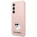 Karl Lagerfeld Etui Karl Lagerfeld KLHCS23MSNCHBCP do Samsung Galaxy S23+ Plus S916 hardcase Silicone Choupette