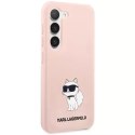Karl Lagerfeld Etui Karl Lagerfeld KLHCS23MSNCHBCP do Samsung Galaxy S23+ Plus S916 hardcase Silicone Choupette