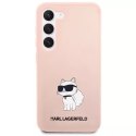 Karl Lagerfeld Etui Karl Lagerfeld KLHCS23MSNCHBCP do Samsung Galaxy S23+ Plus S916 hardcase Silicone Choupette
