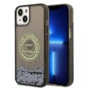 Karl Lagerfeld Etui ochronne na telefon Karl Lagerfeld KLHCP14SLCRSGRK do Apple iPhone 14 6,1" czarny/black hardcase Liquid Glitter RSG