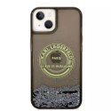 Karl Lagerfeld Etui ochronne na telefon Karl Lagerfeld KLHCP14SLCRSGRK do Apple iPhone 14 6,1" czarny/black hardcase Liquid Glitter RSG