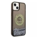 Karl Lagerfeld Etui ochronne na telefon Karl Lagerfeld KLHCP14SLCRSGRK do Apple iPhone 14 6,1" czarny/black hardcase Liquid Glitter RSG