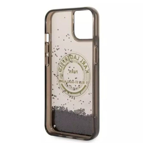 Karl Lagerfeld Etui ochronne na telefon Karl Lagerfeld KLHCP14SLCRSGRK do Apple iPhone 14 6,1" czarny/black hardcase Liquid Glitter RSG Karl Lagerfeld Etui ochronne na telefon Karl Lagerfeld KLHCP14SLCRSGRK do Apple iPhone 14 6,1" czarny/black hardcase Liquid Glitter RSG