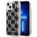 Karl Lagerfeld Etui ochronne na telefon Karl Lagerfeld KLHCP14SLMNMK do Apple iPhone 14 6,1" hardcase czarny/black Liquid Glitter Monogram