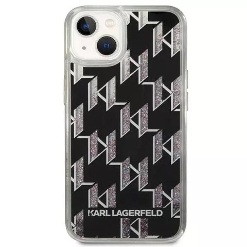 Karl Lagerfeld Etui ochronne na telefon Karl Lagerfeld KLHCP14SLMNMK do Apple iPhone 14 6,1" hardcase czarny/black Liquid Glitter Monogram Karl Lagerfeld Etui ochronne na telefon Karl Lagerfeld KLHCP14SLMNMK do Apple iPhone 14 6,1" hardcase czarny/black Liquid Glitter Monogram