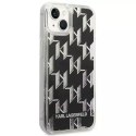 Karl Lagerfeld Etui ochronne na telefon Karl Lagerfeld KLHCP14SLMNMK do Apple iPhone 14 6,1" hardcase czarny/black Liquid Glitter Monogram